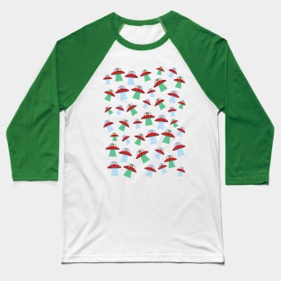 CHRISTMAS Invasion Baseball T-Shirt